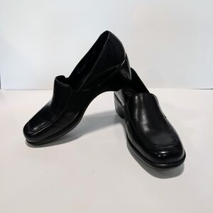 Clarks Women's Black Leather Marigold Loafers Size 8 1/2